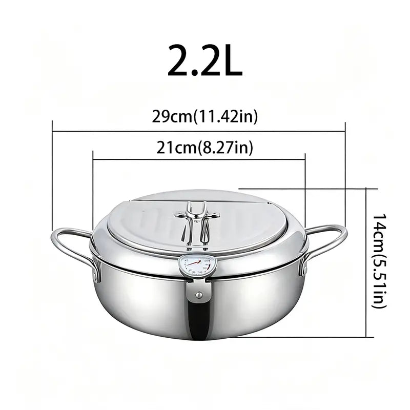 Culinovia Kogane™ Japanese Tempura Fryer Pot