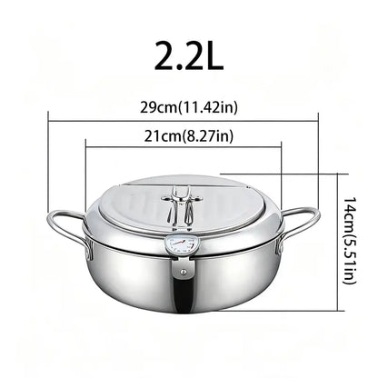 Culinovia Kogane™ Japanese Tempura Fryer Pot