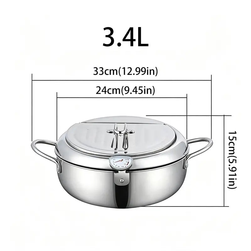 Culinovia Kogane™ Japanese Tempura Fryer Pot
