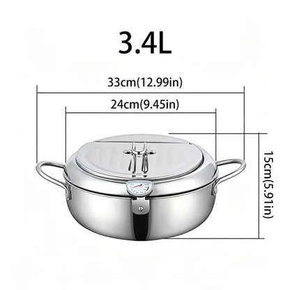 Culinovia Kogane™ Japanese Tempura Fryer Pot