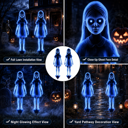 🔥 Last Day 50% OFF 🔥 👻Girl Ghost Courtyard Decoration for Halloween👻 - Hallowora