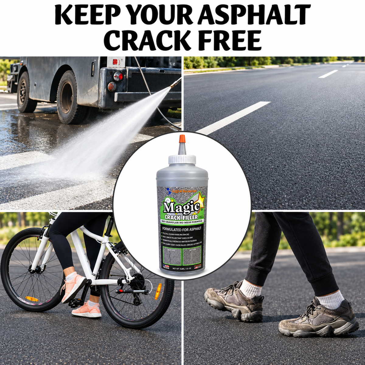 Chillovia™ Magic Crack Filler Asphalt