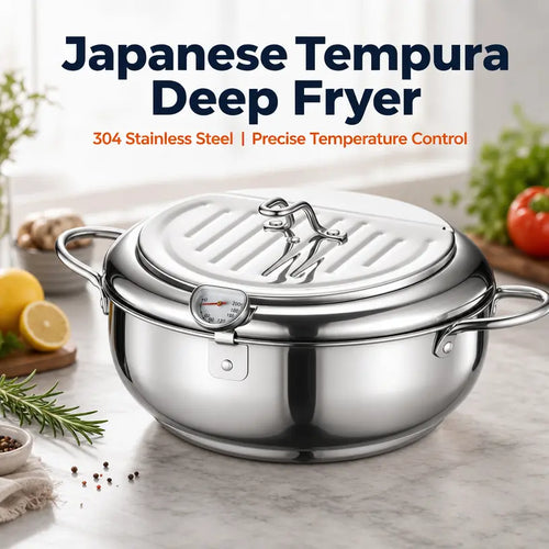 Culinovia Kogane™ Japanese Tempura Fryer Pot