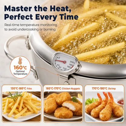 Culinovia Kogane™ Japanese Tempura Fryer Pot