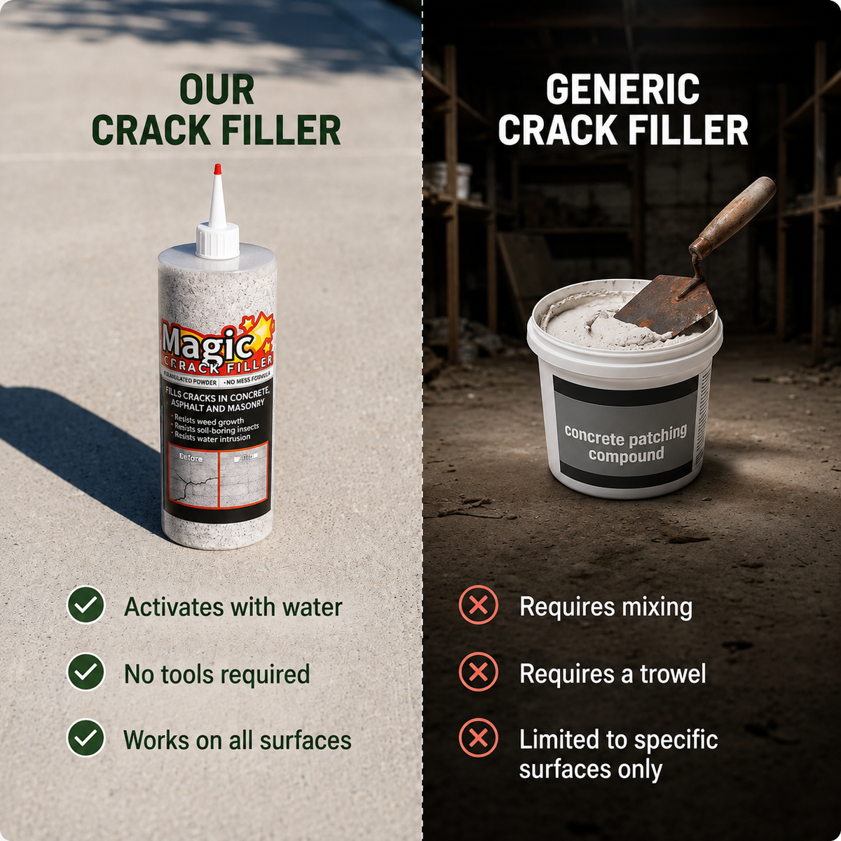 Chillovia™ Magic Crack Filler