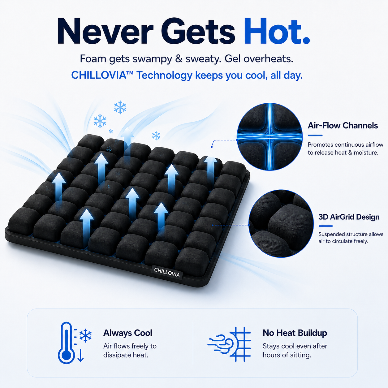 Chillovia Premium Seat Cushion