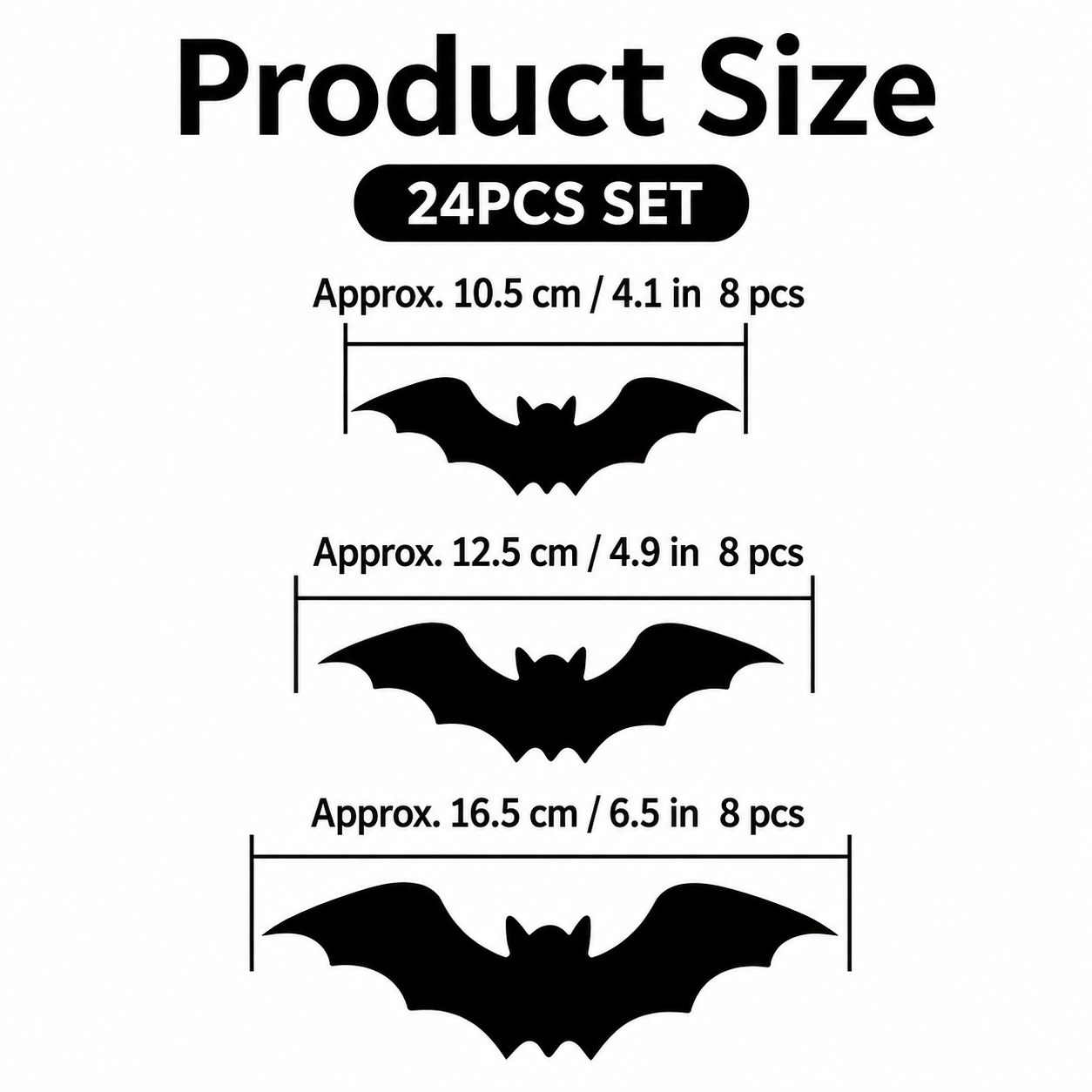 2026 New Halloween 3D Glowing Bat Collection