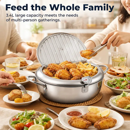 Culinovia Kogane™ Japanese Tempura Fryer Pot